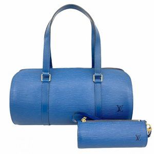 Louis Vuitton Handbag Epi Soufflot M52225 Toledo Blue Ladies P959573
